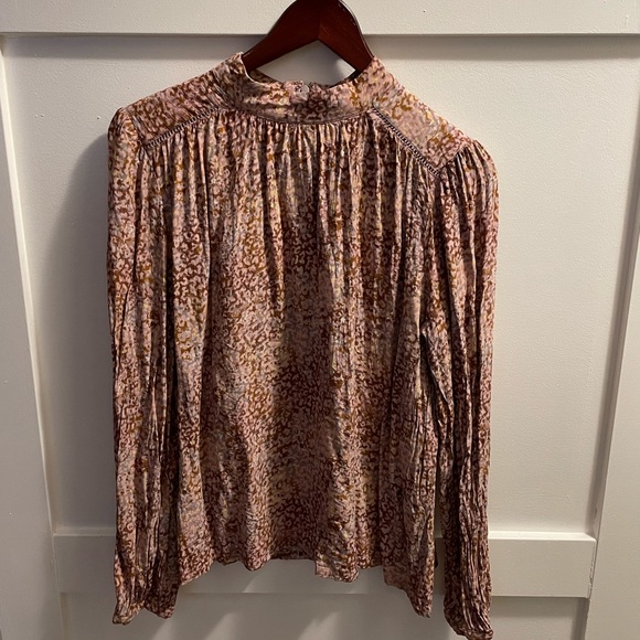 Pink Patterned Blouse - Picture 1 of 3